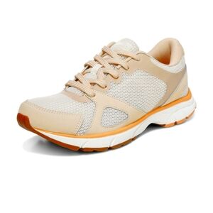 Vionic Womens Tokyo Ivory Cream Mesh Walking Shoes Athletic Size 9.5 NWOT